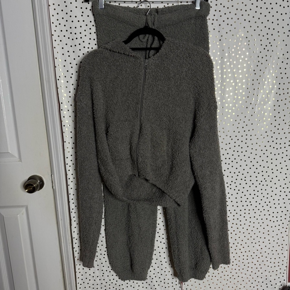 Skims Set Cozy Gray Women's Sweater